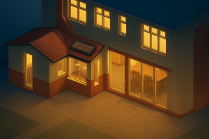 York Rear Extension New Glazing Architect Manchester